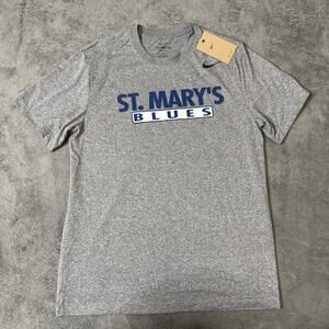St. Marys Blues Nike Tee Shirt NWT Adult M Gray PDX Portland ORegon
